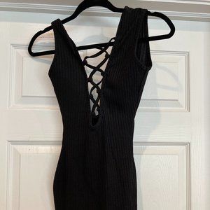 Prettylittlething Black Dress - New
